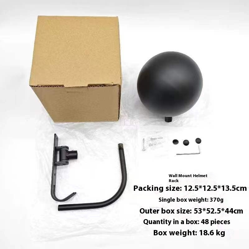 Universal Motorcycle Helmet Rack Wall-mounted Rotating Display Applicable To A Variety Of Desktop Punch-free