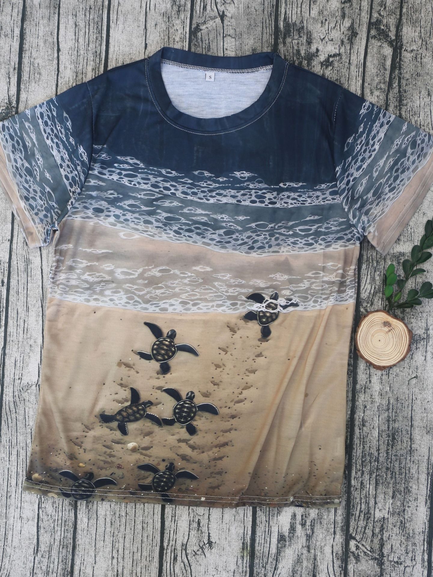Camiseta de manga corta con estampado 3D para mujer Wish