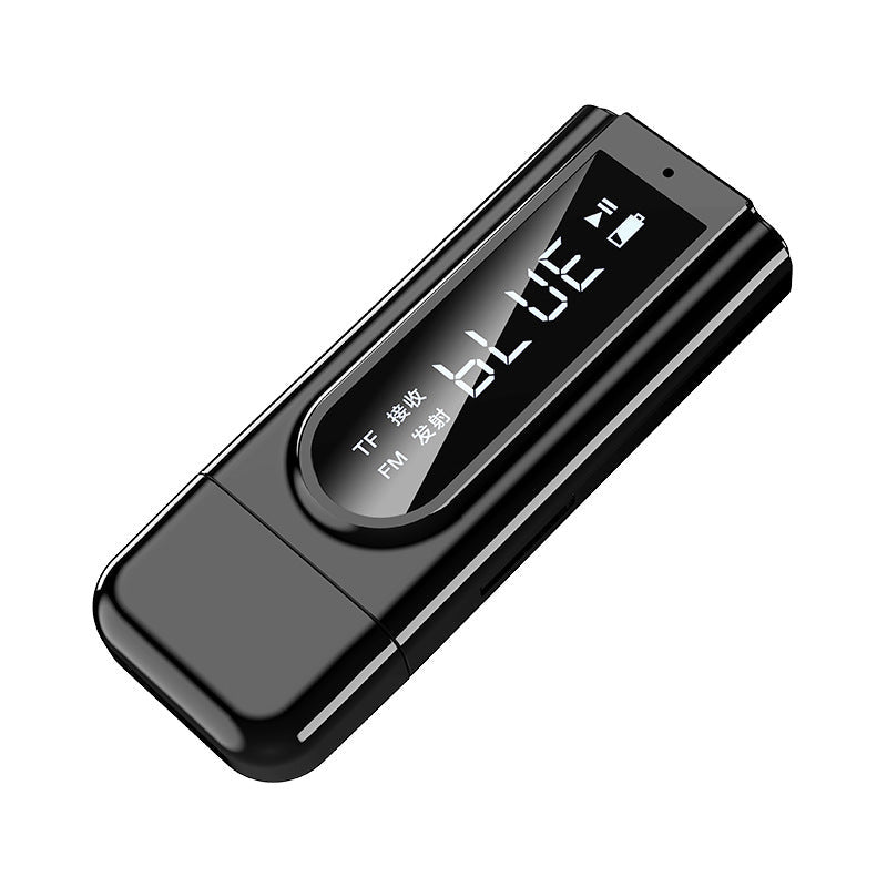 جهاز استقبال USB FM للسيارة مزود ببلوتوث لتشغيل ملفات MP3