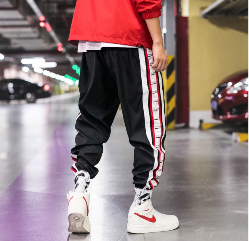 بنطال رياضي فضفاض من Harem Jogger Beam Foot Weatpan للرجال