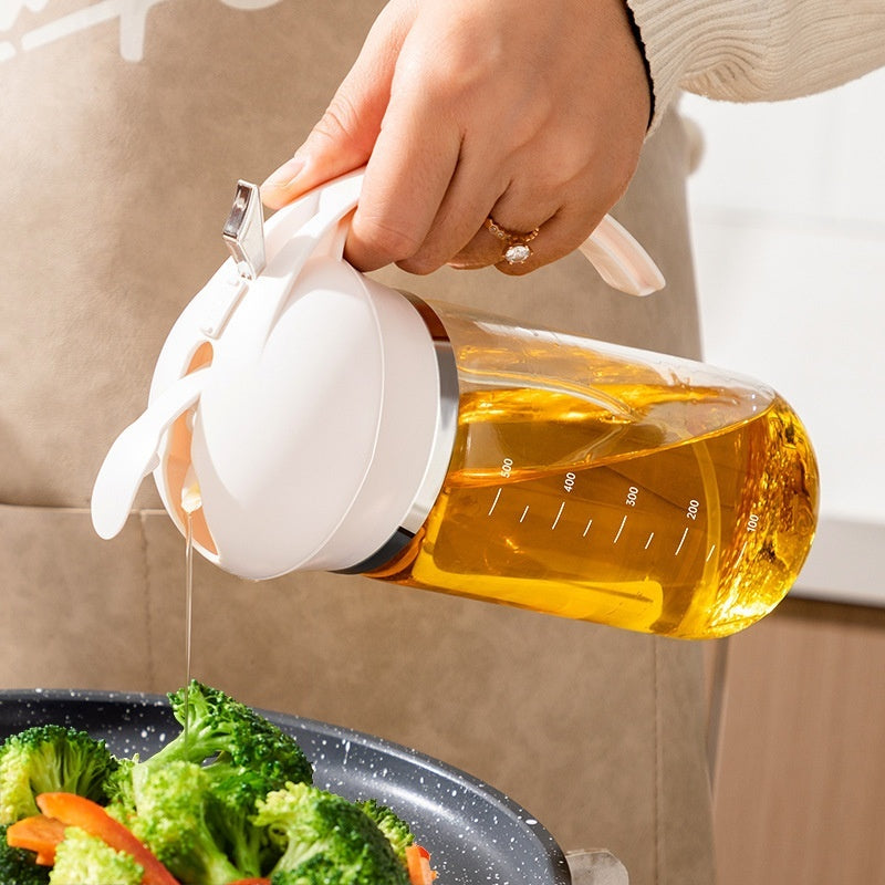 موزع زيت بخاخ وصب مزدوج الغرض