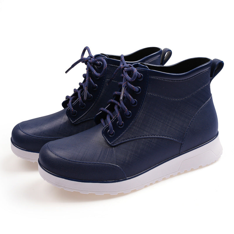 Casual Thick-soled Short Tube Non-slip Rain Boots Parent-child Street Soft Sole