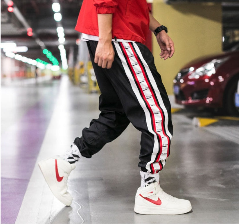 بنطال رياضي فضفاض من Harem Jogger Beam Foot Weatpan للرجال