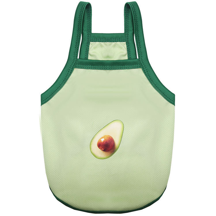 Pet Avocado Camisole Mesh Breathable Clothes