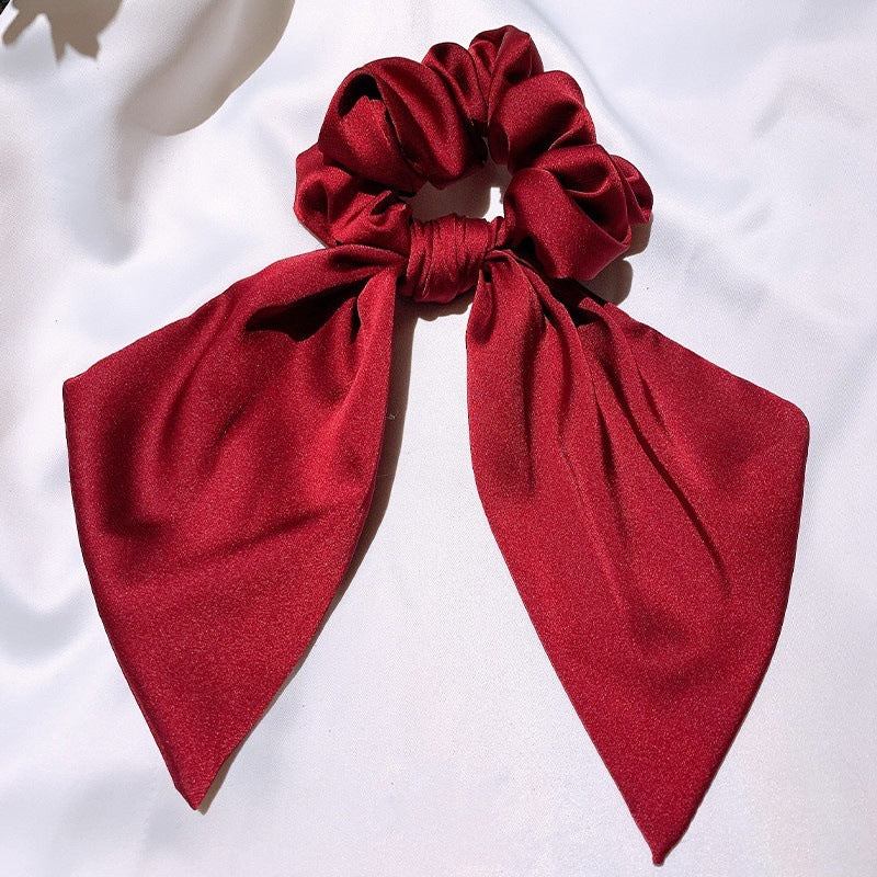 Vintage Streamer Satin Hair Tie Head Rope
