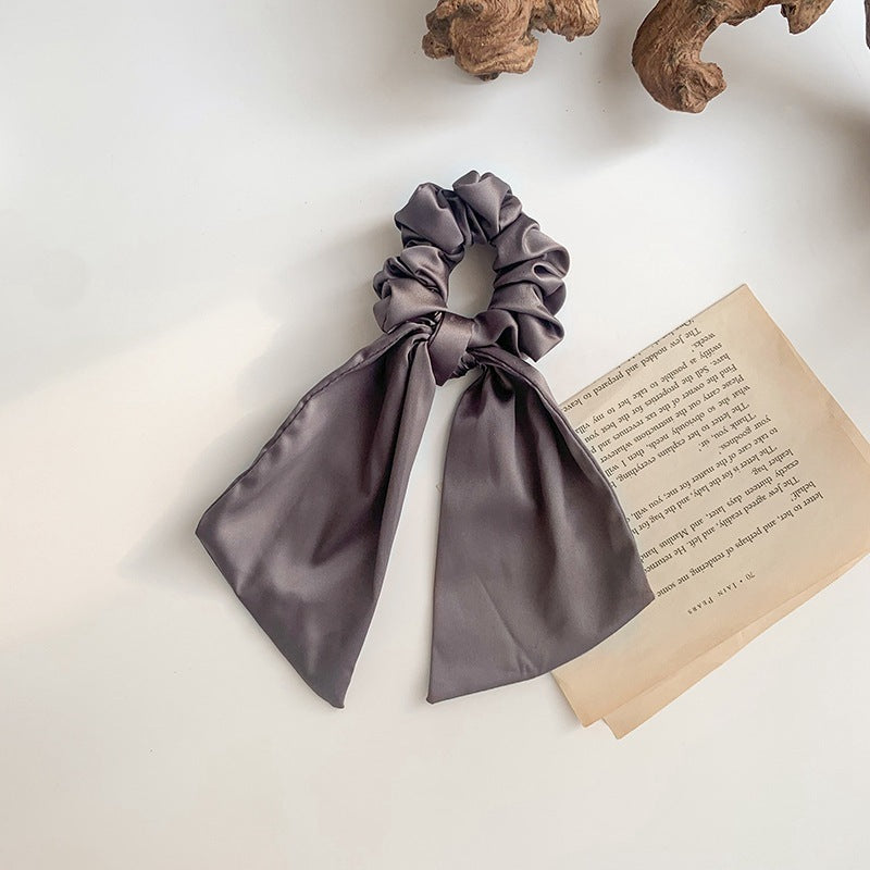 Vintage Streamer Satin Hair Tie Head Rope