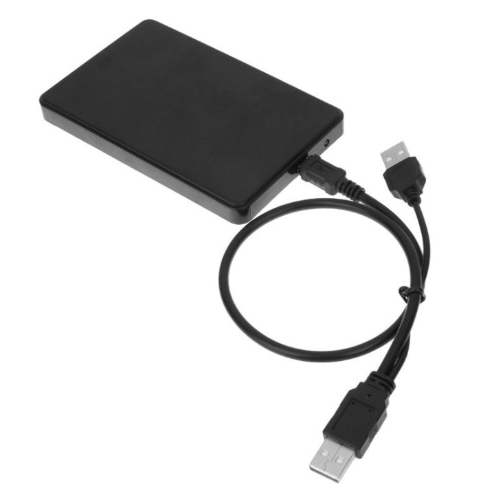 محرك أقراص صلبة خارجي USB 2.0 IDE HD مقاس 2.5 بوصة مع علبة HDD