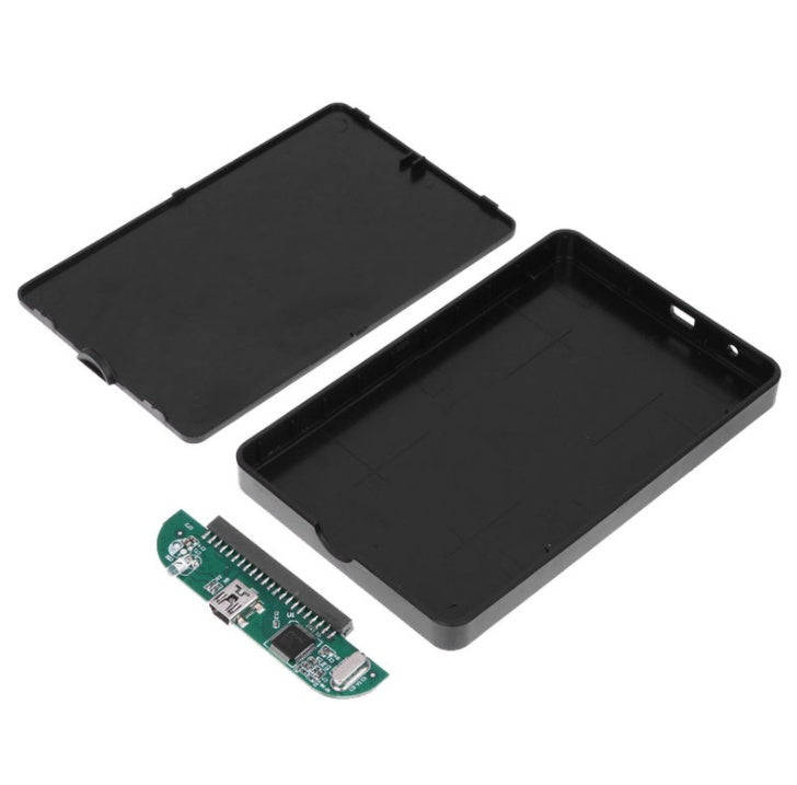 محرك أقراص صلبة خارجي USB 2.0 IDE HD مقاس 2.5 بوصة مع علبة HDD