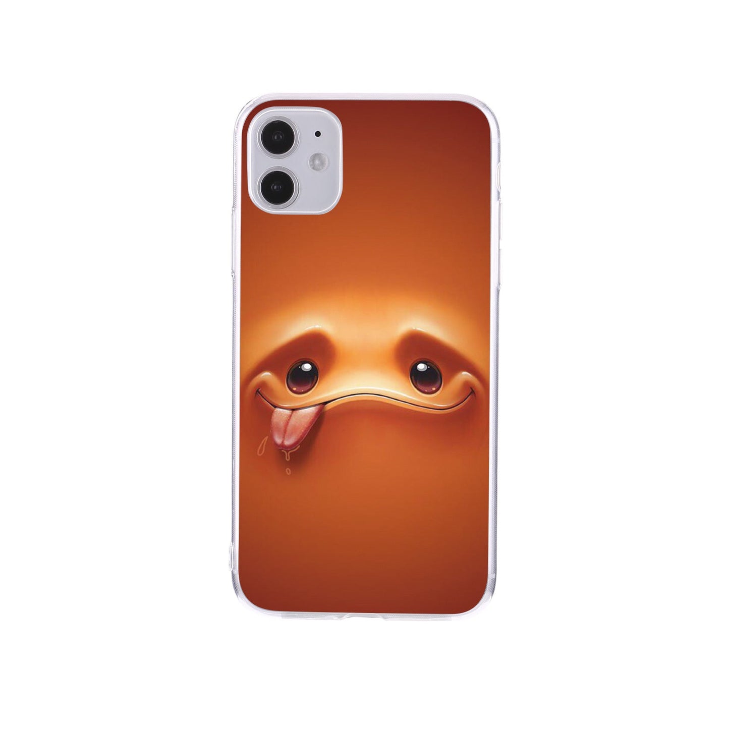 متوافق مع Apple، متوافق مع Apple، ins Funny Expression 12promax Apple Iphone11 Mobile Phone Shell Cover XR مناسب لـ 8Plus Painted XS شفاف