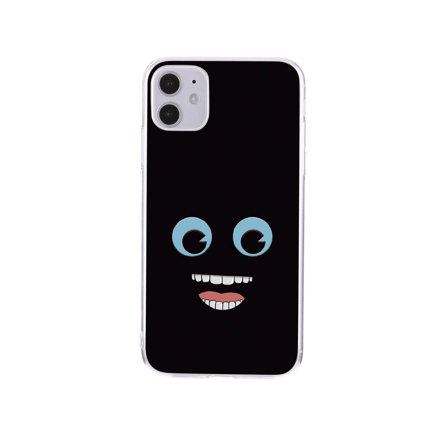 متوافق مع Apple، متوافق مع Apple، ins Funny Expression 12promax Apple Iphone11 Mobile Phone Shell Cover XR مناسب لـ 8Plus Painted XS شفاف