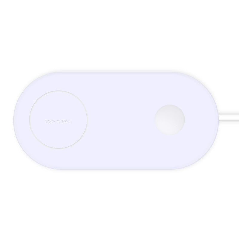 Mobile Phone Dual-charge Wireless Charger Supports Fast Charging Of Two Mobile Phones Wireless Charger