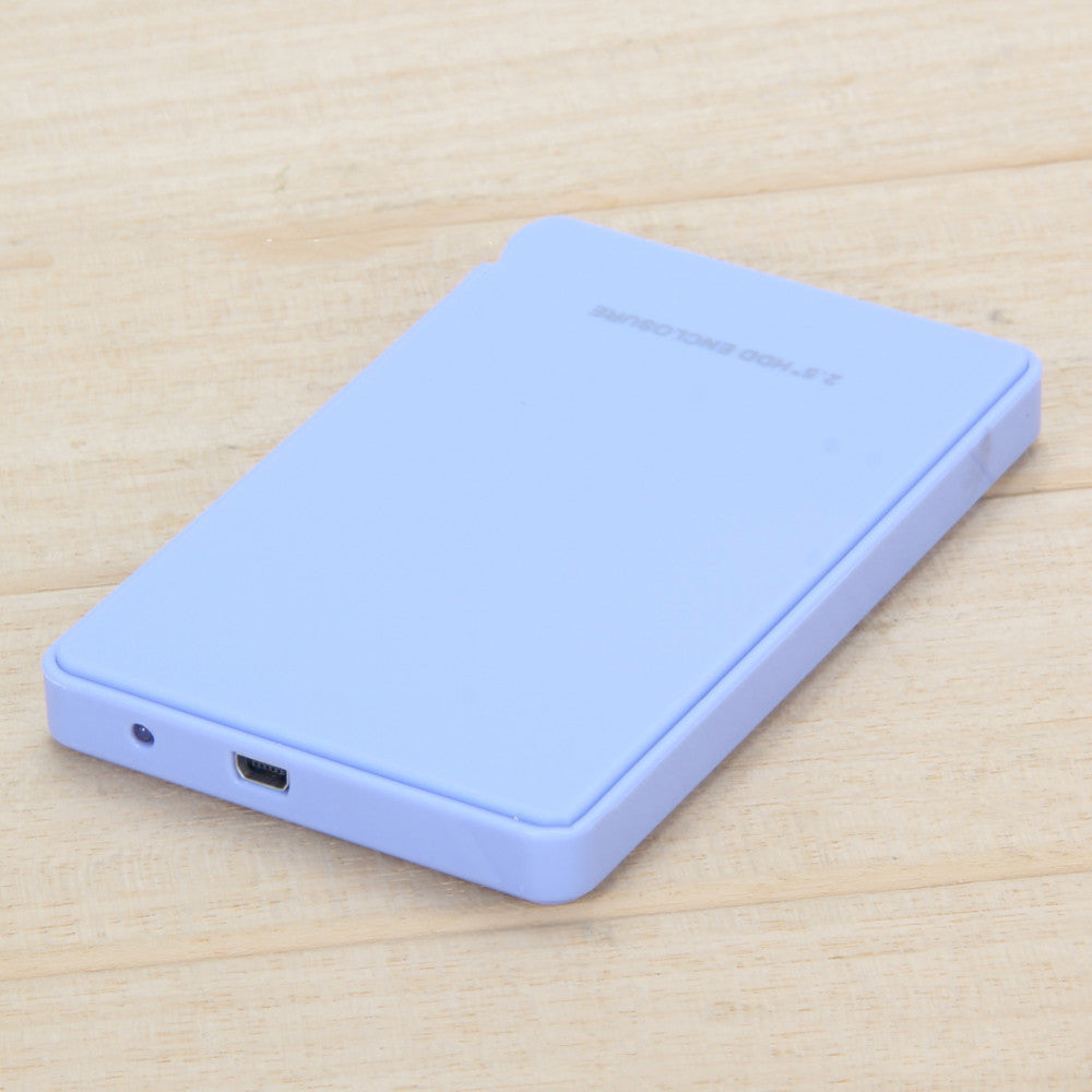 علبة محرك أقراص صلبة محمولة USB3.0 SATA مقاس 2.5 بوصة بدون براغي، تدعم علبة محرك أقراص صلبة USB3.0 سعة 2 تيرابايت