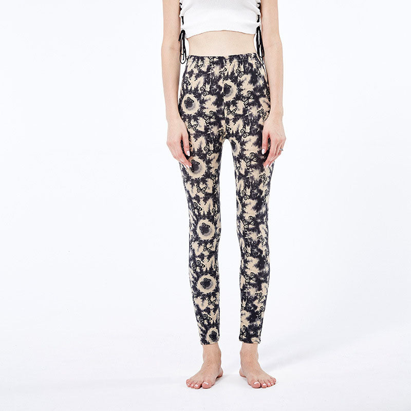 Small Feet Stretch Women's Nine-point Pants Stretch Tights