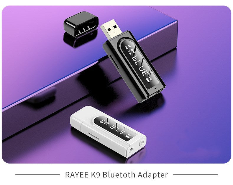 جهاز استقبال USB FM للسيارة مزود ببلوتوث لتشغيل ملفات MP3