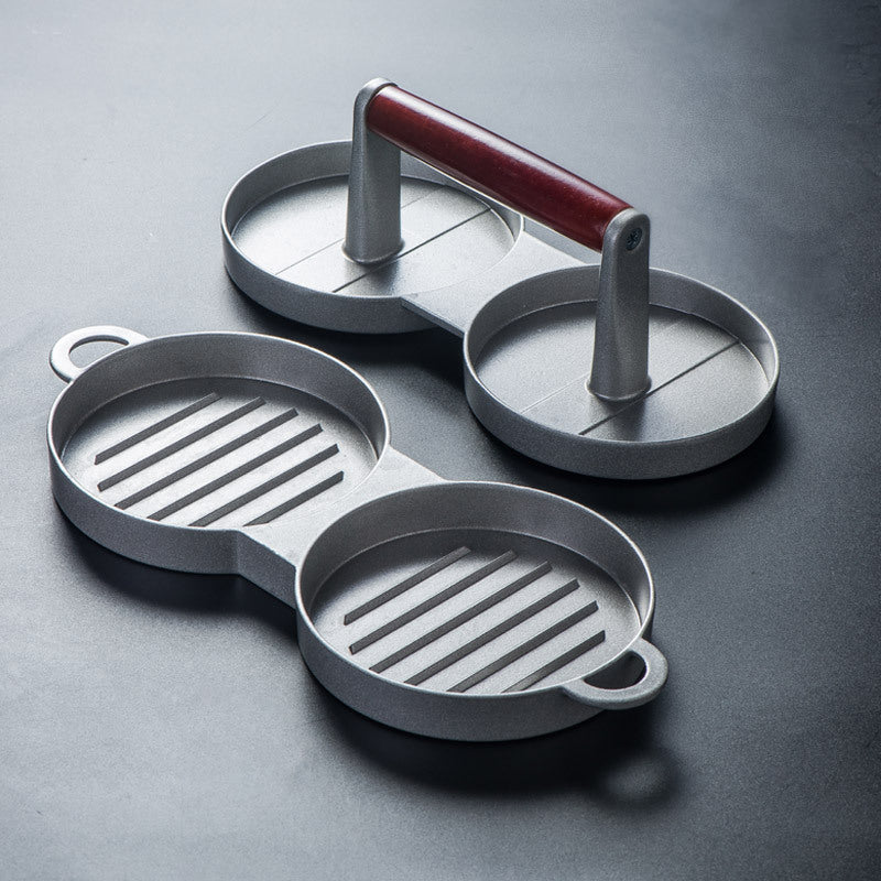 Practical Aluminum Alloy Hamburger Press Mould Round Shape Hamburger Press Mold