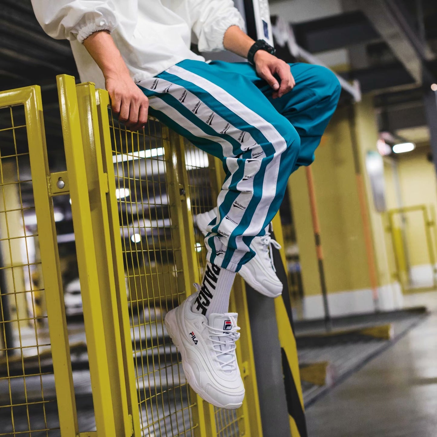 بنطال رياضي فضفاض من Harem Jogger Beam Foot Weatpan للرجال