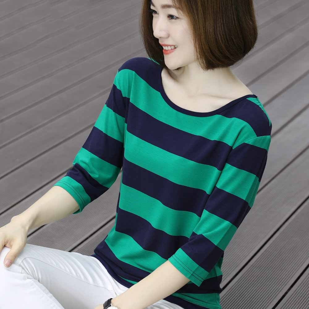 Women's round neck bottoming shirt