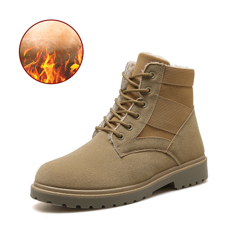 Tooling high-top Martin boots