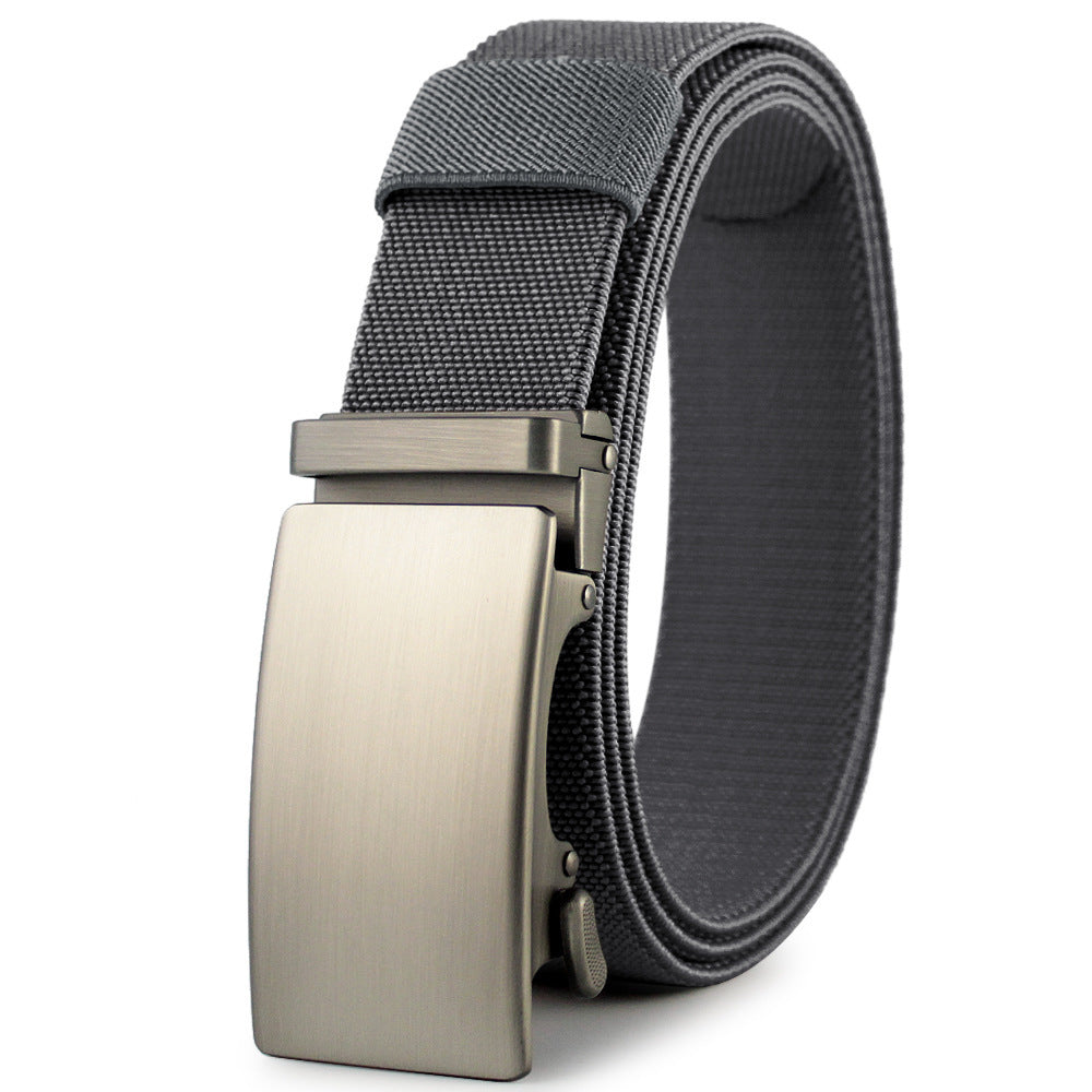 Men's Outdoor Sports Nylon Automatic Buckle Belt