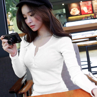 Button thread long sleeve