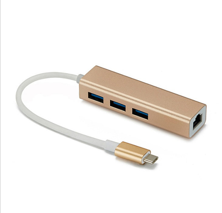 8152 بطاقة محول كابل USB إلى RJ45 Type-c ومحور USB3.0 ومحور محرك أقراص سريع مجاني