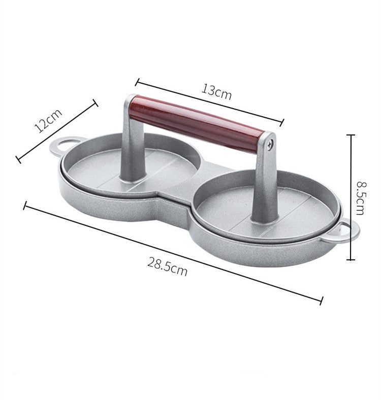 Practical Aluminum Alloy Hamburger Press Mould Round Shape Hamburger Press Mold