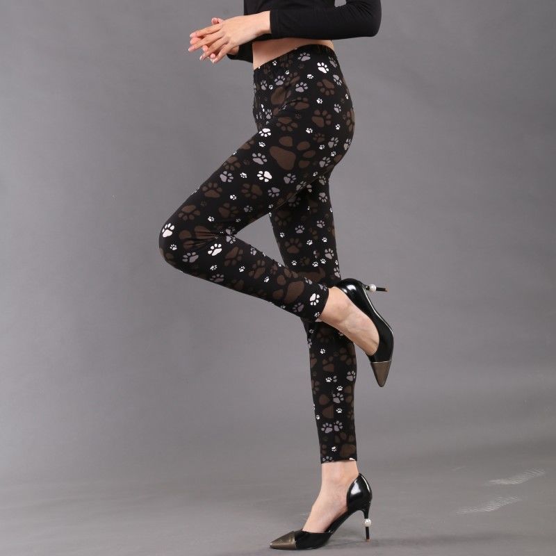 Small Feet Stretch Women's Nine-point Pants Stretch Tights