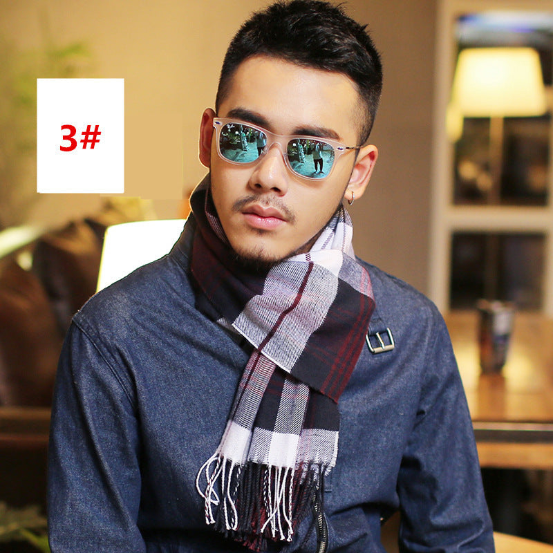وشاح منقوش دافئ كاجوال للرجال