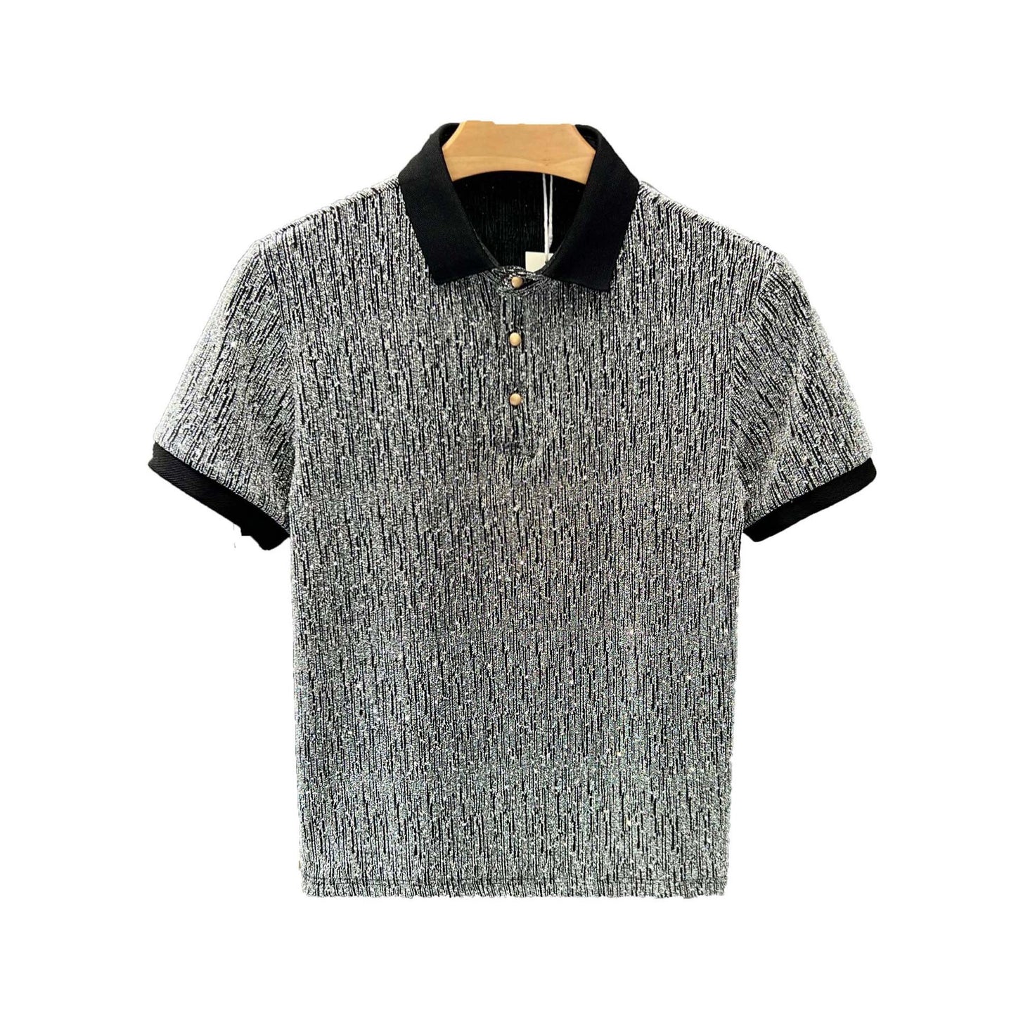 تي شيرت رجالي بأكمام قصيرة من مجموعة Trendy Niche Half T-Shirt