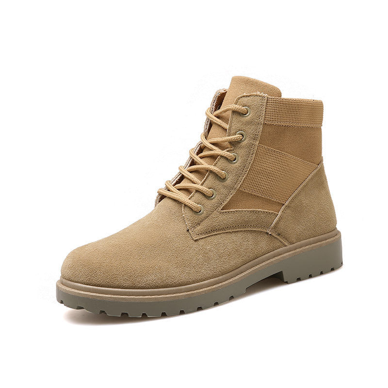 Tooling high-top Martin boots