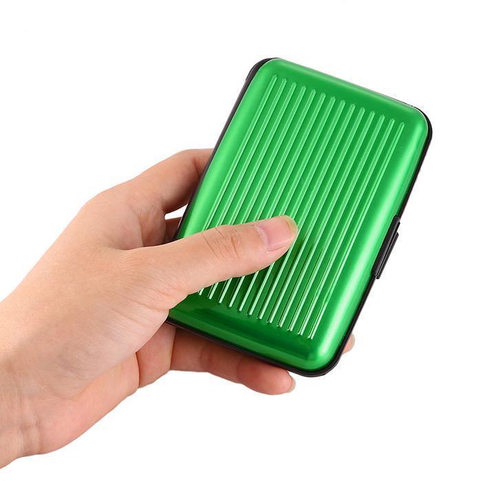 Aluminum alloy card package waterproof and magnetic card package