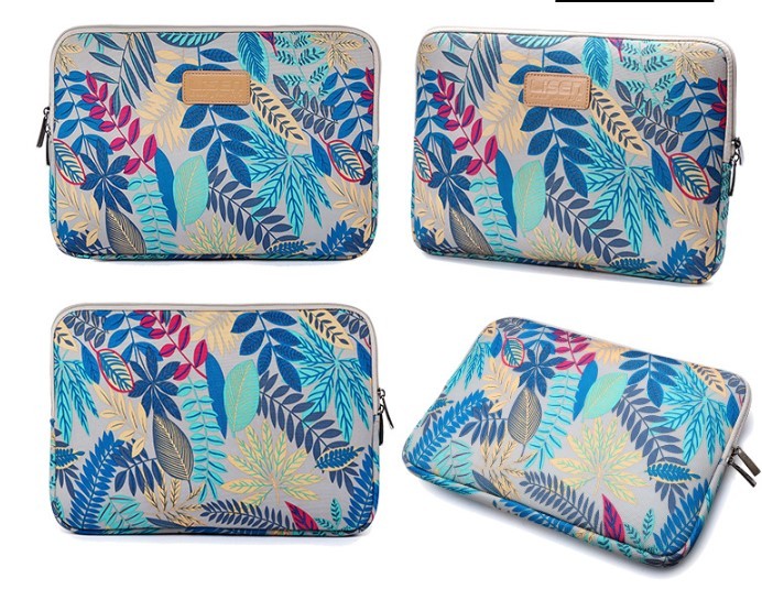 LISEN Colorful Leaf Notebook Sleeve Bag Inch 15.6 Inch Computer Bag