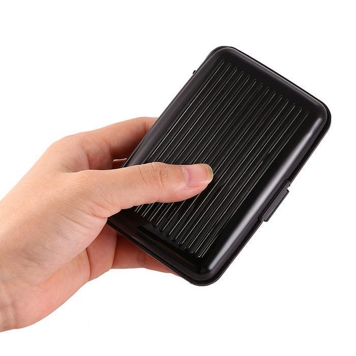 Aluminum alloy card package waterproof and magnetic card package