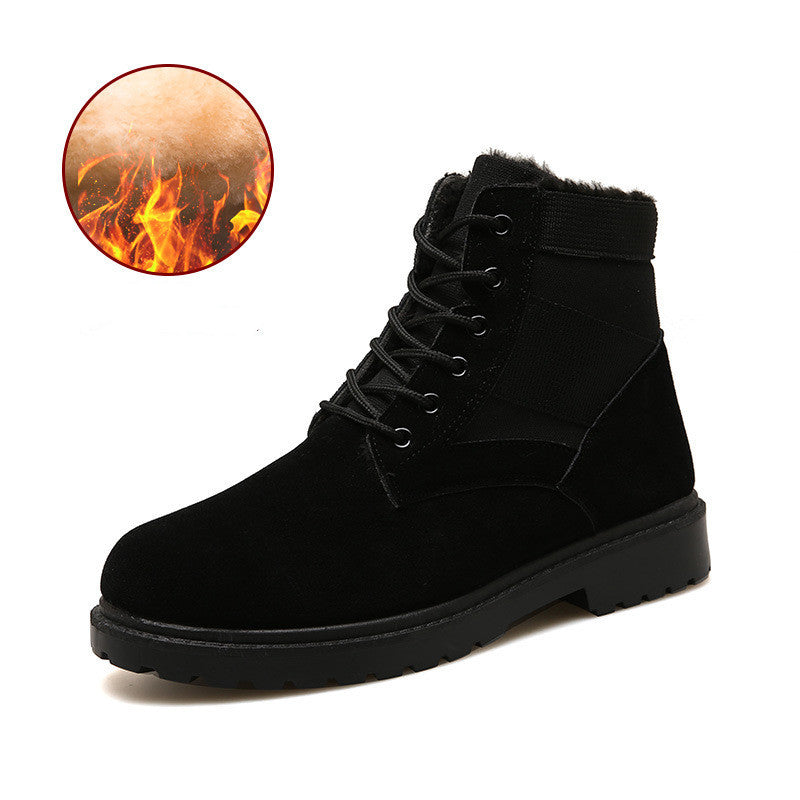 Tooling high-top Martin boots