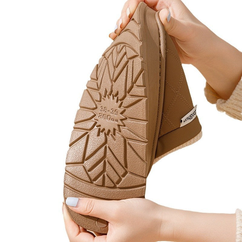 Thickened Indoor Warm Plush Cotton Slippers