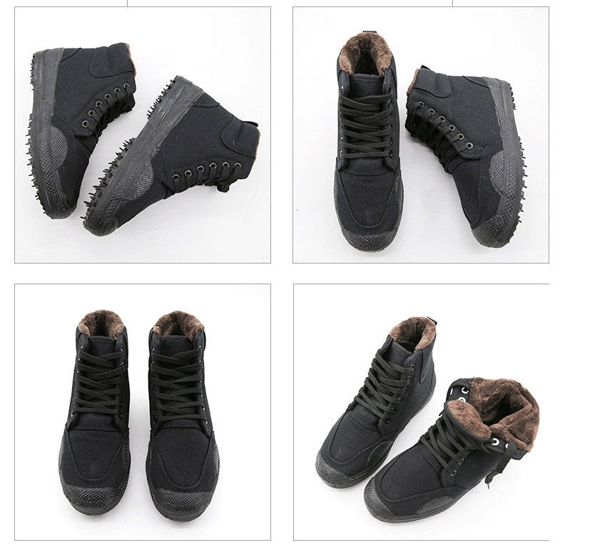 Camouflage Training Shoes High Waist Liberation Shoes