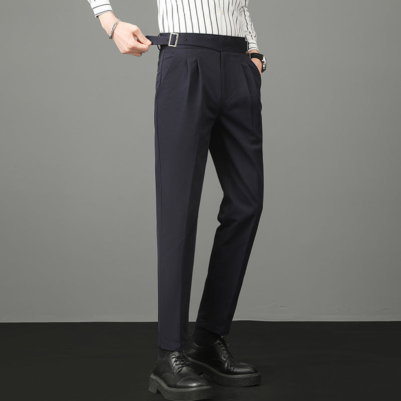 بنطلون بدلة رجالي شبابي بقصّة Slim Fit