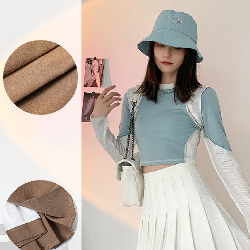 Japanese High Waist Pleated Women's Summer Skirt