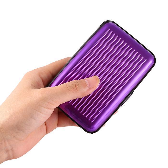 Aluminum alloy card package waterproof and magnetic card package