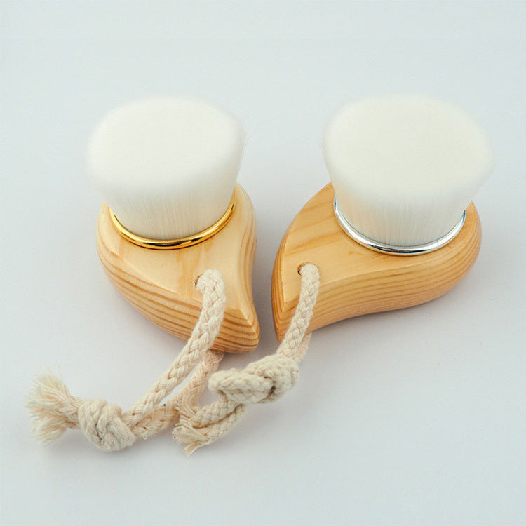 Comma Facial Brush Soft Hair Face Cleaning Facial Cleansing Massage Brush