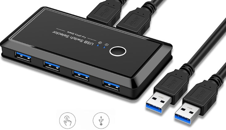 موزع USB متعدد الواجهات، اثنان في أربعة مخارج
