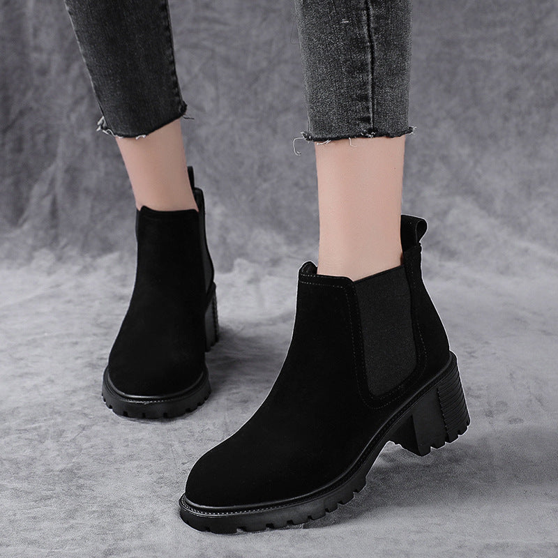 New Simple Bare Ins Tide Short Boots