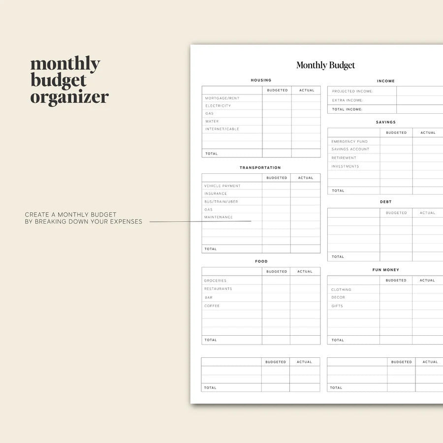 Daily Schedule Coil Notebook Cherry Red