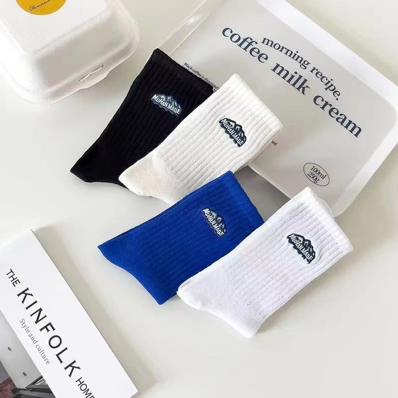 Lovers' Socks Autumn And Winter Snow Mountain Tube Socks