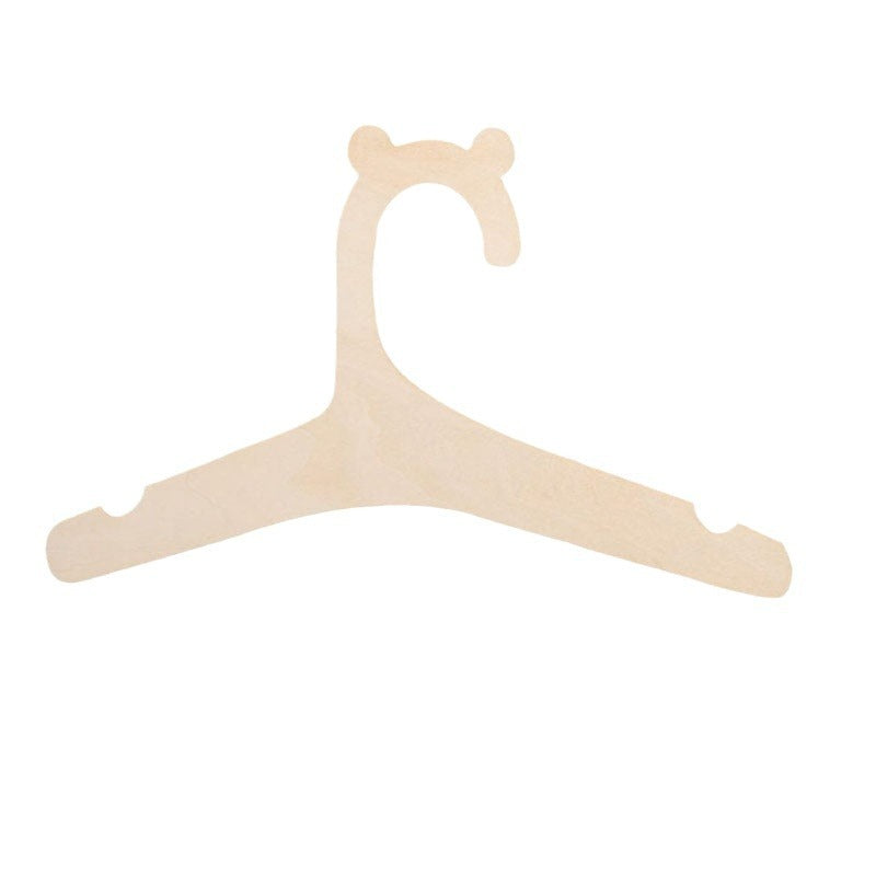 Wooden Bear Children Infants Hanger Clothes Pants