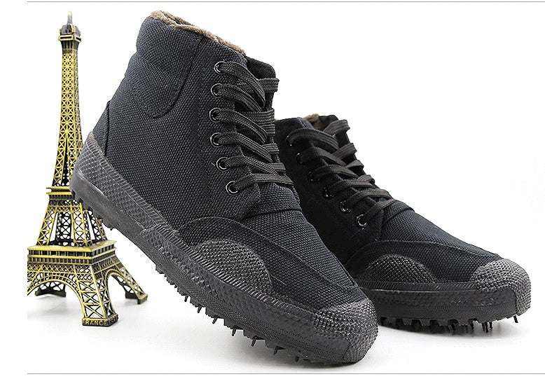 Camouflage Training Shoes High Waist Liberation Shoes