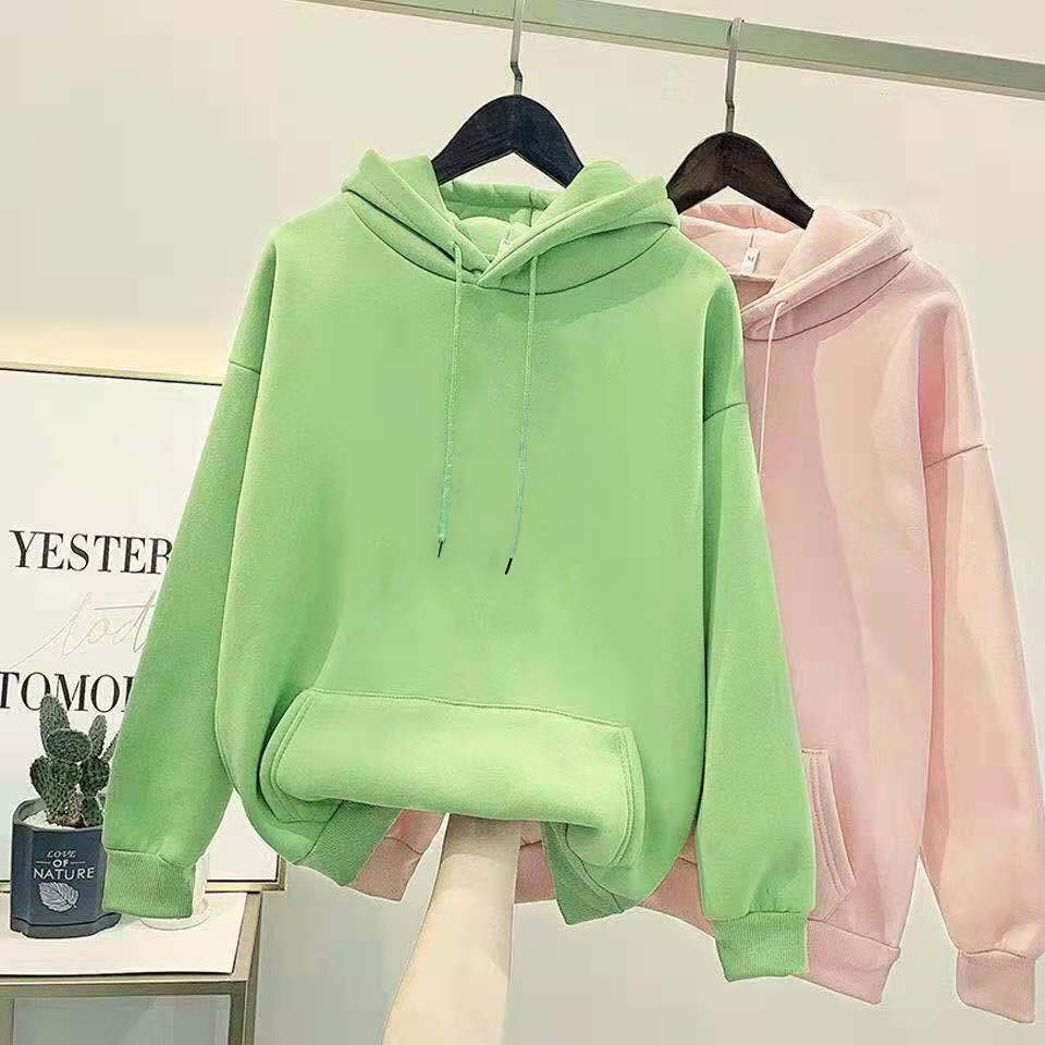 Plus Velvet Western Style Student Age Reduction Ins Super Fire Loose Embroidered Hood