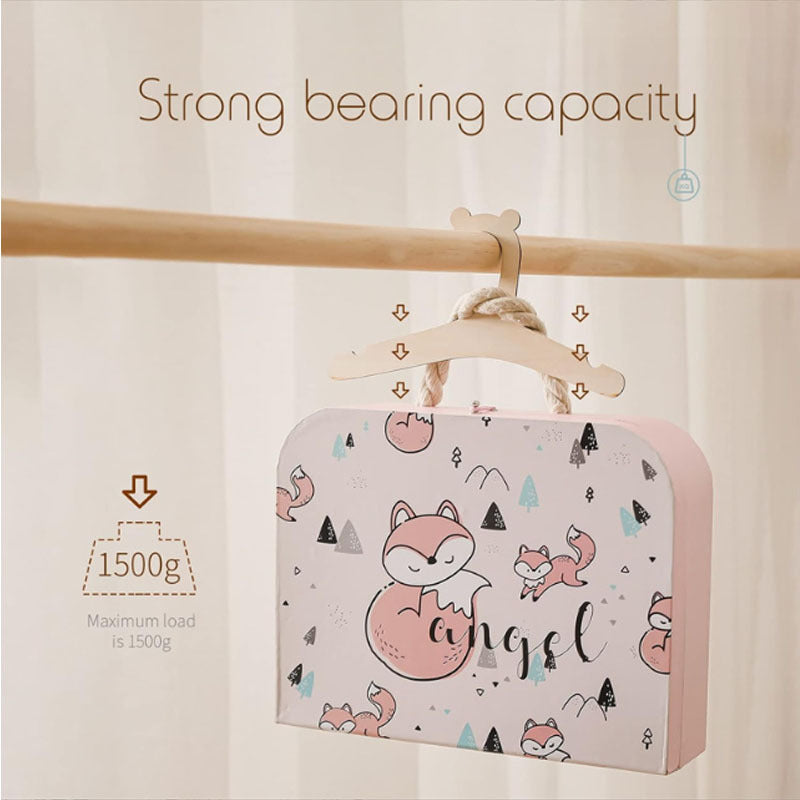 Wooden Bear Children Infants Hanger Clothes Pants