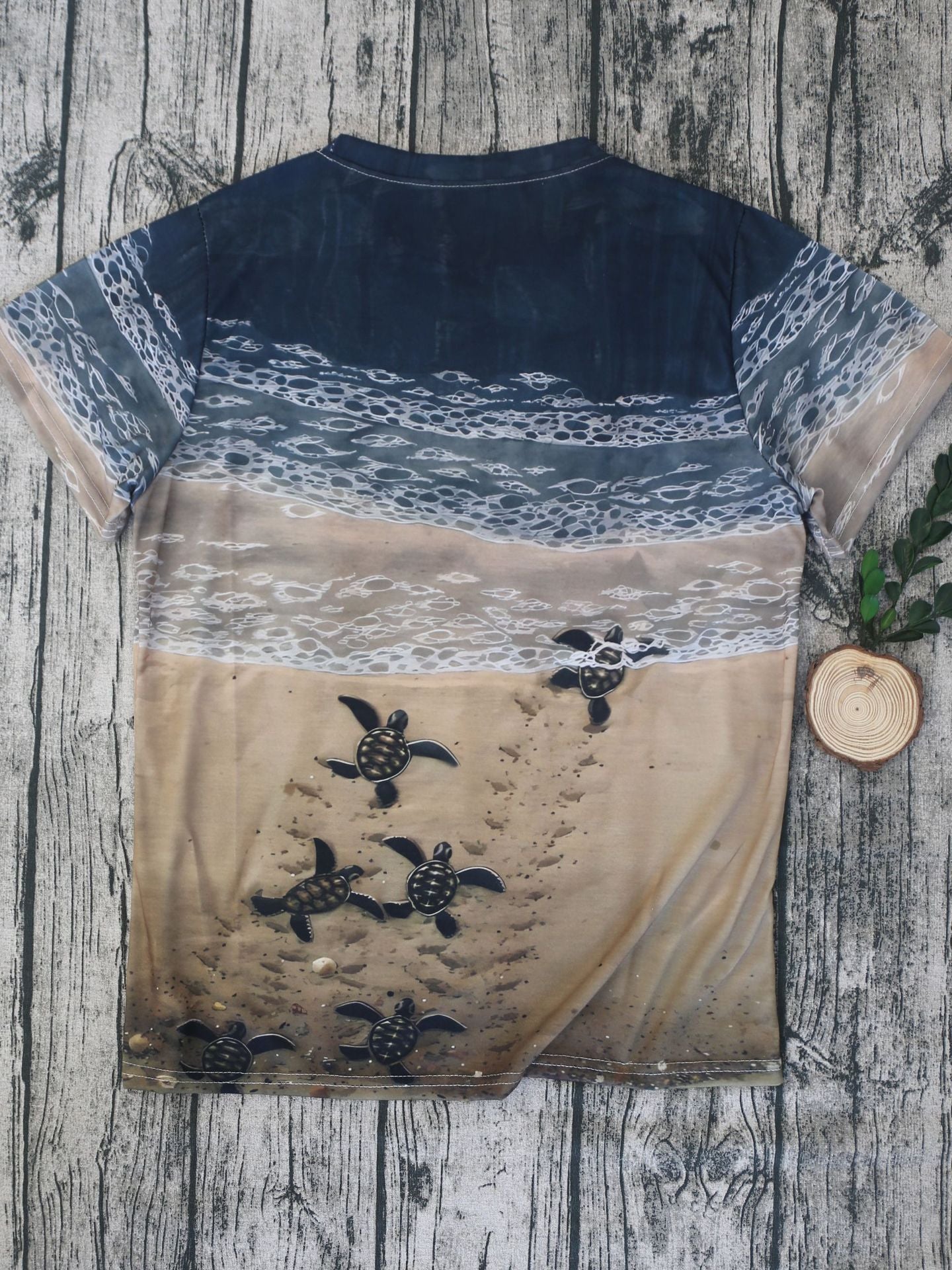 Camiseta de manga corta con estampado 3D para mujer Wish