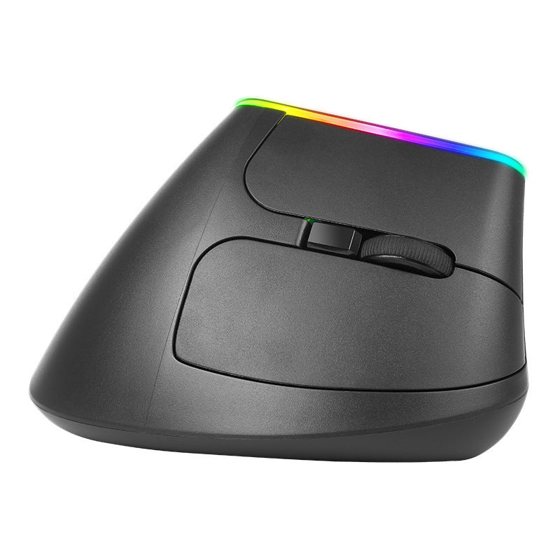 ماوس M618C RGB عمودي لاسلكي مريح محمول باليد وملون